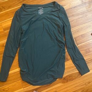 Time and Tru Women's Teal Long Sleeve Tee